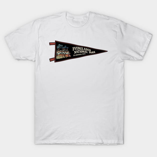 Everglades National Park Pennant T-Shirt by zsonn